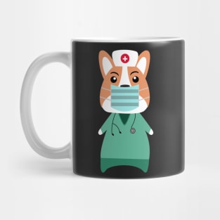 Corgi dog nurse - National Nurses Day 2020 Mug